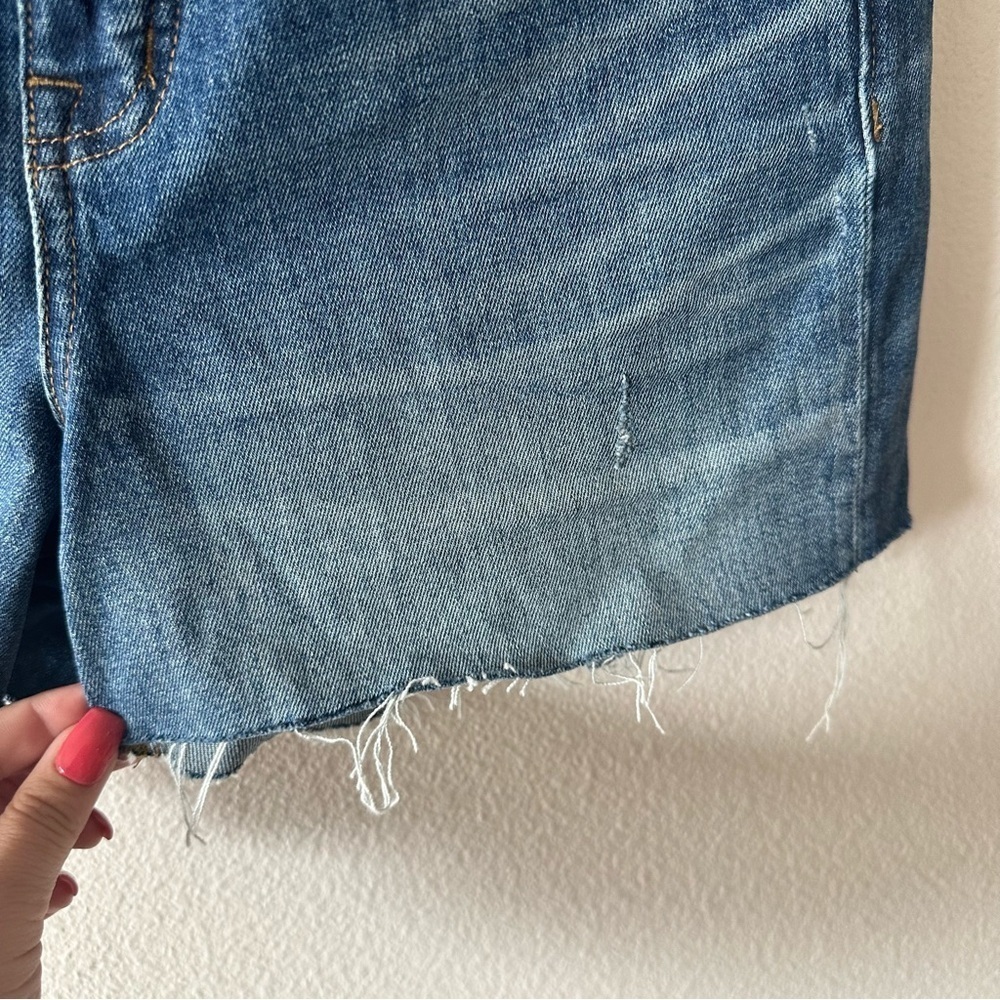 madewell high-rise denim cutoff shorts in glenoaks wash - Picture 5 of 12